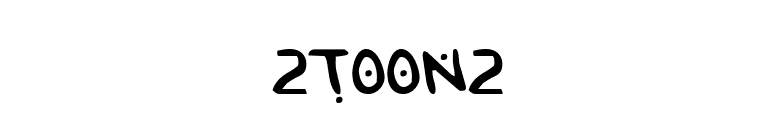 2Toon2 font preview