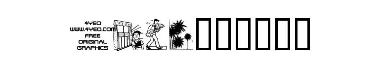 4YEOsummer font preview