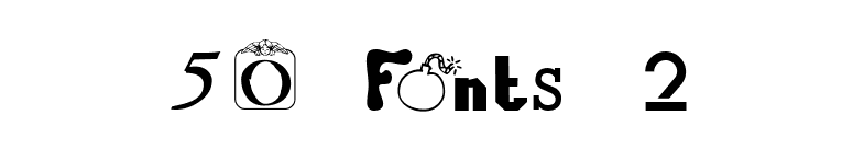 50 Fonts 2 font preview