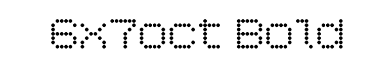 6x7oct Bold font preview