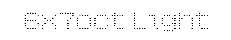 6x7oct Light font preview