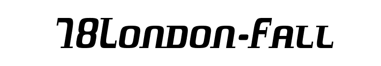 78London-Fall font preview
