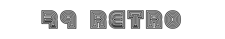 79 retro font preview
