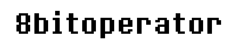 8bitoperator font preview