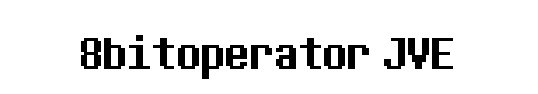 8bitoperator JVE font preview