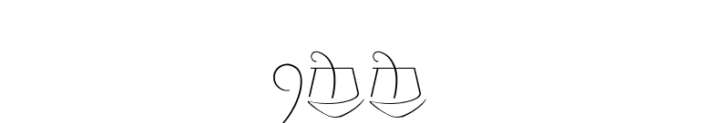 9mm font preview