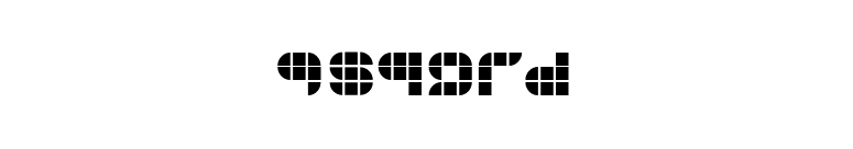 9sqgrd font preview