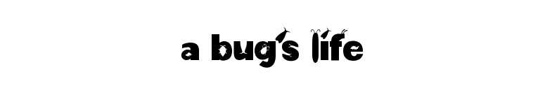 a bug's life font preview