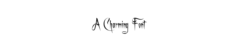 A Charming Font font preview