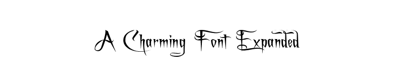 A Charming Font Expanded font preview