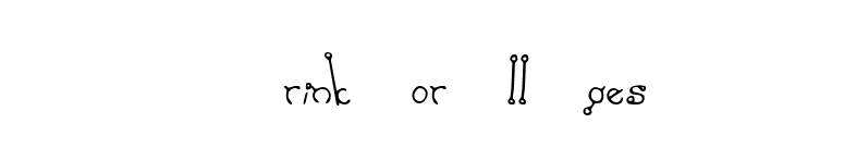 A Drink For All Ages font preview