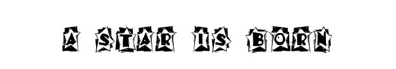 A Star is Born font preview