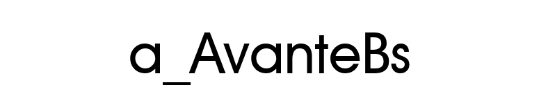 a_AvanteBs font preview