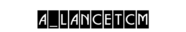 a_LancetCm font preview