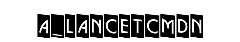 a_LancetCmDn font preview