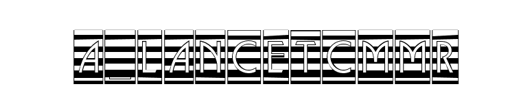 a_LancetCmMr font preview