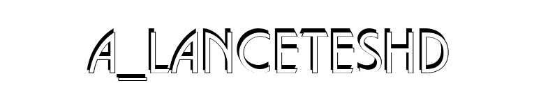 a_LancetEShd font preview