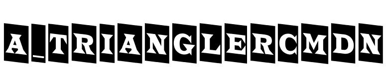 a_TrianglerCmDn font preview