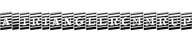 a_TrianglerCmMrUp font preview