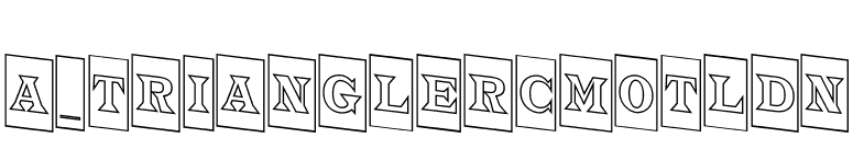 a_TrianglerCmOtlDn font preview