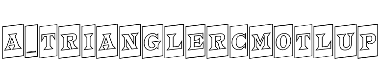 a_TrianglerCmOtlUp font preview