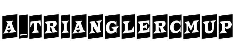 a_TrianglerCmUp font preview