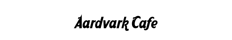 Aardvark Cafe font preview