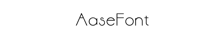 AaseFont font preview