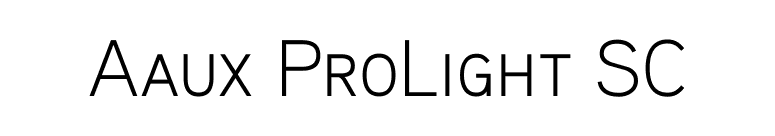 Aaux ProLight SC font preview