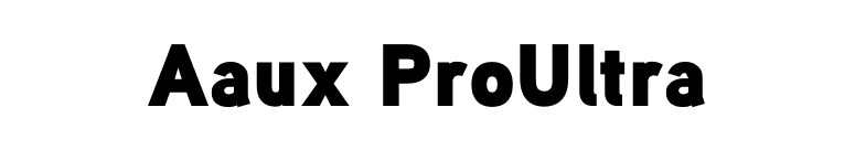 Aaux ProUltra font preview