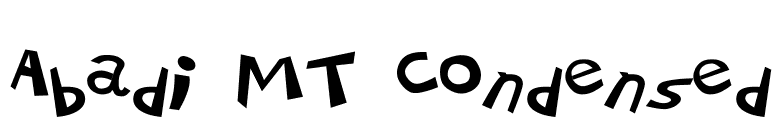 Abadi MT Condensed font preview