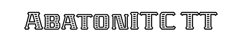 AbatonITC TT font preview