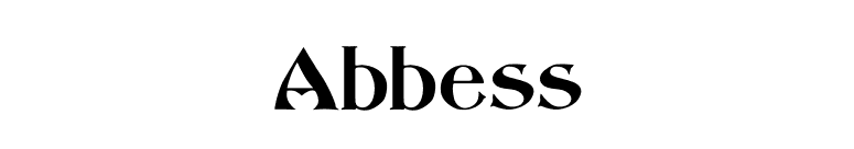 Abbess font preview