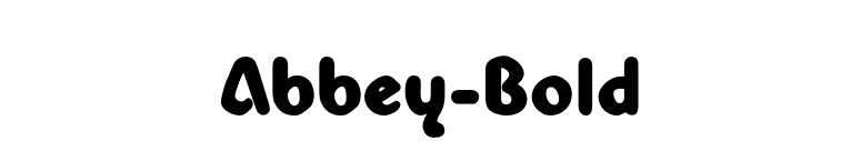 Abbey-Bold font preview