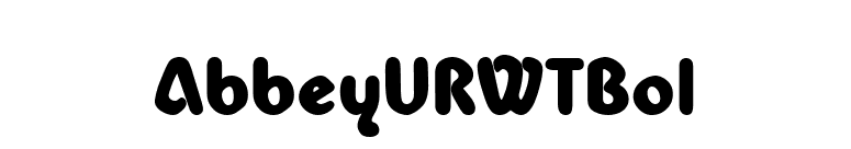AbbeyURWTBol font preview