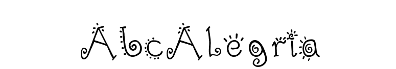 AbcAlegria font preview