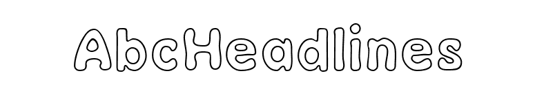 AbcHeadlines font preview