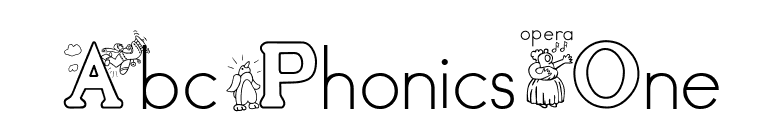 AbcPhonicsOne font preview