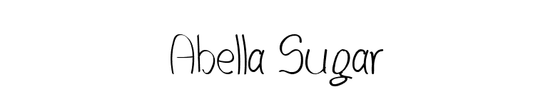 Abella Sugar font preview