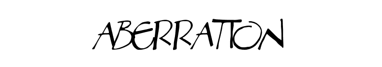 Aberration font preview