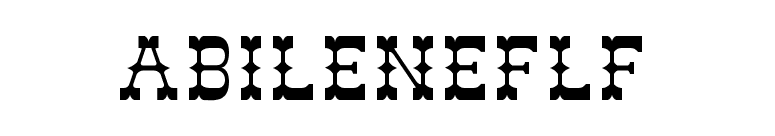 AbileneFLF font preview