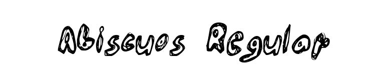 Abiscuos Regular font preview