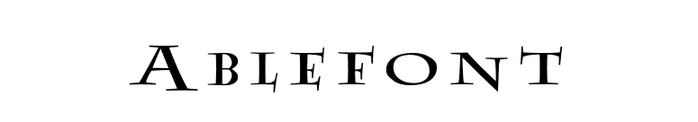Ablefont font preview