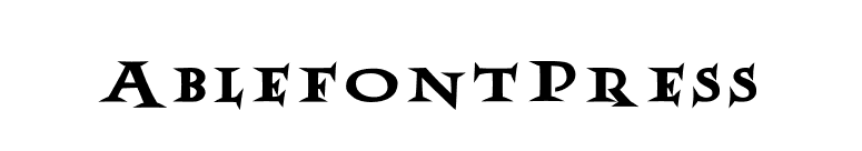 AblefontPress font preview