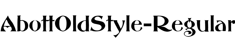 AbottOldStyle-Regular font preview