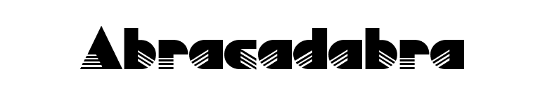 Abracadabra font preview