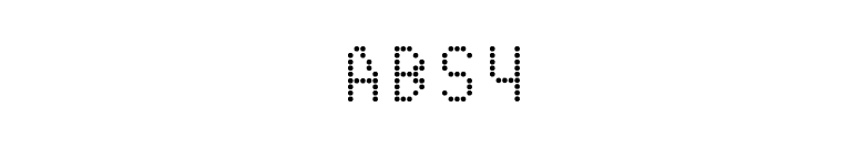 ABS4 font preview