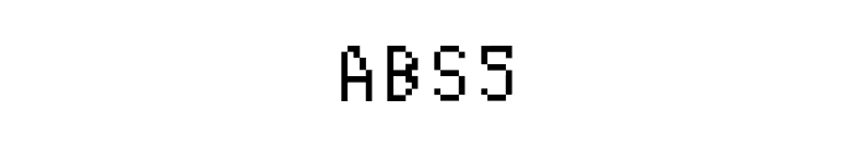 ABS5 font preview