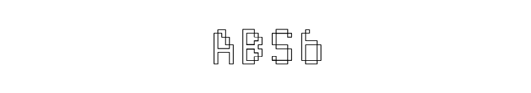 ABS6 font preview