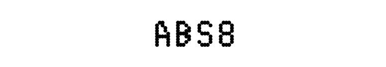 ABS8 font preview